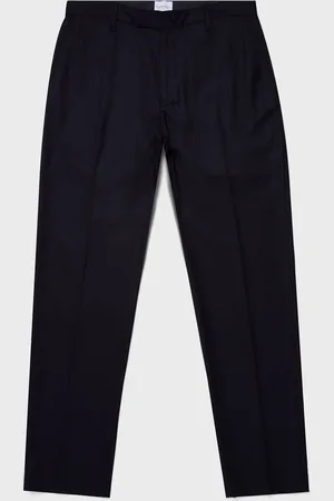 Sunspel Pantalon en laine de voyage Bleu marine