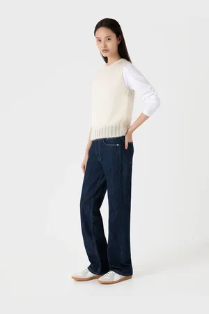 Sunspel Gilet en mohair et soie