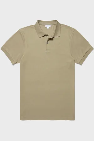 Sunspel Polo piqué Vert