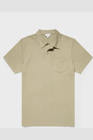 Sunspel Polo Riviera Vert