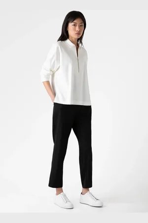 Sunspel T-shirt épais à demi-zip