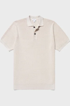 Sunspel Polo en maille texturée