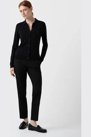 Sunspel Pantalon fuselé Noir