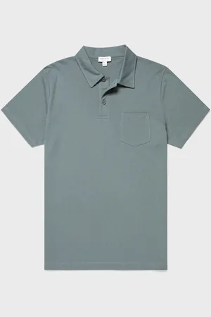 Sunspel Polo Riviera Vert