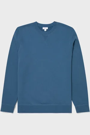 Sunspel Sweatshirt Bleu