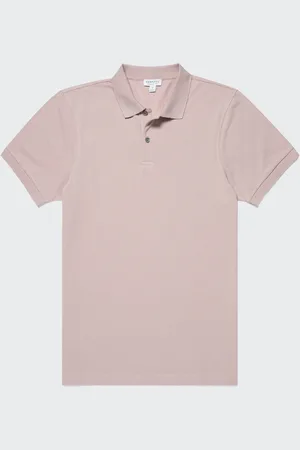 Sunspel Polo piqué Rose