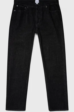 Sunspel Jean coupe régulière Noir
