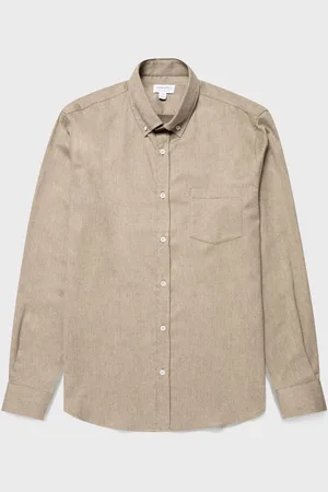 Sunspel Chemise boutonnée en flanelle