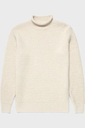 Sunspel Pull de pêcheur en mérinos