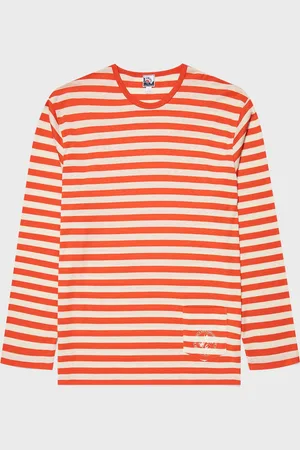 Sunspel X Nigel Cabourn T-shirt à manches longues Orange