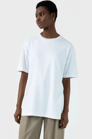 Sunspel T-shirt épais à coupe large Blanc