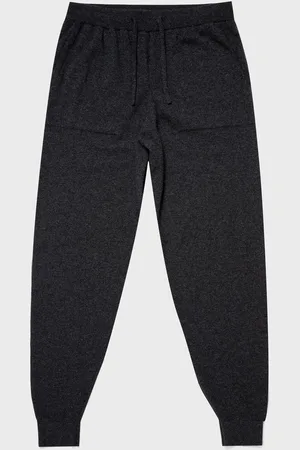 Sunspel Pantalon confort en cachemire Gris
