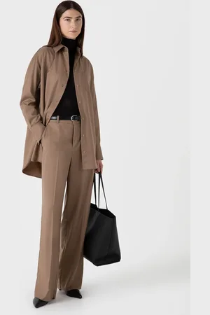 Sunspel Chemise oversize en flanelle de laine