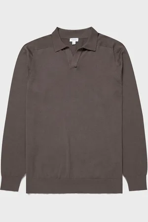 Sunspel Polo en cachemire Sea Island