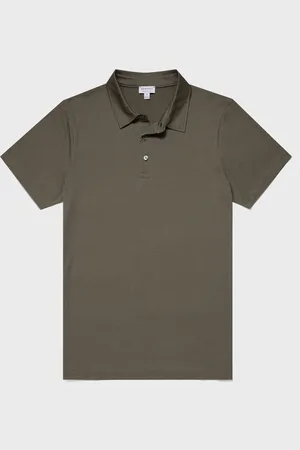 Sunspel Polo classique en jersey Vert