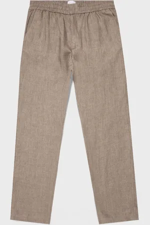 Sunspel Pantalon à cordon de serrage en lin