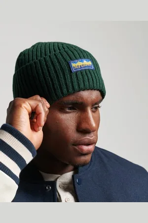 Superdry Femme Bonnet en Laine Mélangée Radar Taille: 1Taille