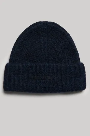 Superdry Femme Bonnet Côtelé Essential Taille: 1Taille