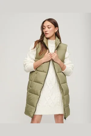 Longue Gilets Vestes sans Manches pour Femme FASHIOLA