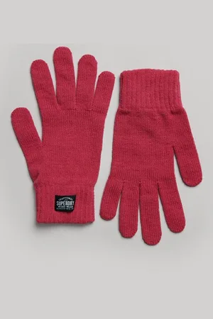 Superdry Femme Gants en Maille Classiques Taille: S/M