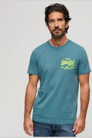 Shirt fluo Tees T shirts pour Homme FASHIOLA