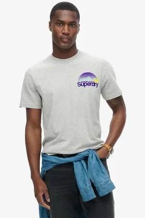 Superdry Homme T-shirt à Motif sur la Poitrine Great Outdoor Taille: Xxl