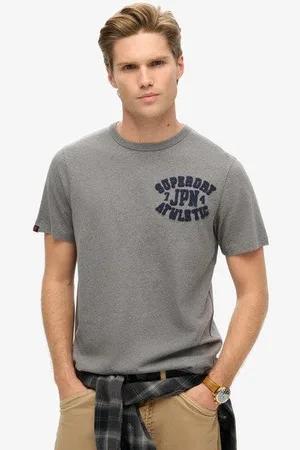 Superdry Homme T-shirt à Manches Courtes Vintage Athletic Taille: XL