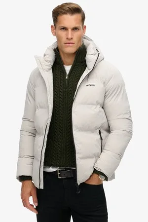 Superdry Homme Doudoune Droite à Capuche Taille: L