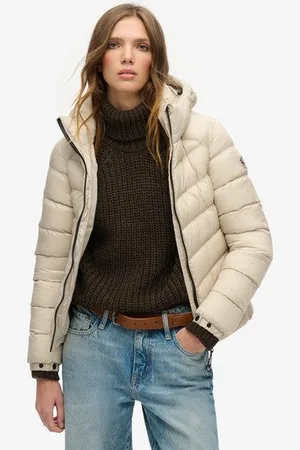 Superdry Femme Doudoune à Capuche Fuji Taille: 38