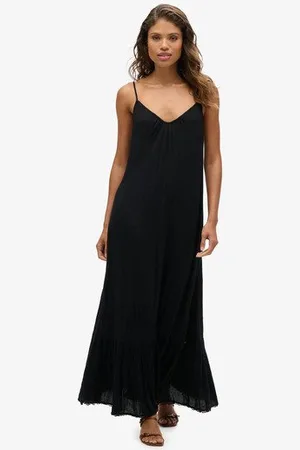 Superdry Femme Robe Caraco Longue Taille: 34