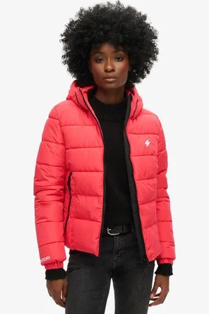 Superdry Femme Doudoune à Capuche Spirit Sports Taille: 36