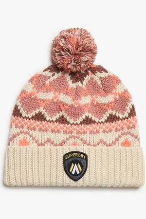 Superdry Femme Bonnet en Maille Apres Ski Taille: 1Taille