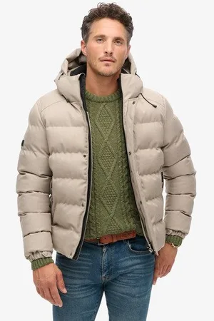 Superdry Homme Doudoune à Capuche en Tweed Sports Taille: XL