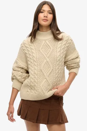 Superdry Femme Mini-jupe Plissée en Velours Côtelé Vintage Taille: 42