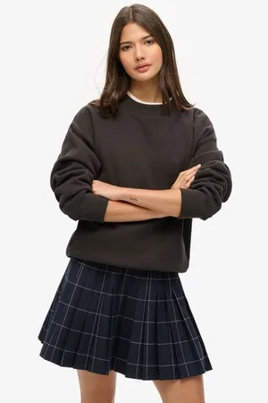 Superdry Femme Mini-jupe Plissée Vintage Taille: 40