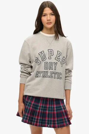 Superdry Femme Mini-jupe à Carreaux à Taille Mi-haute Taille: 40