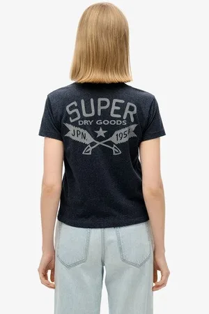Superdry Femme T-shirt Ajusté Lo-fi Outdoor Taille: 36