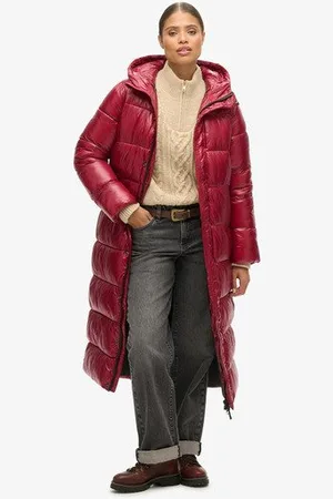 Superdry Femme Doudoune Longue Xpd Sports Taille: 38