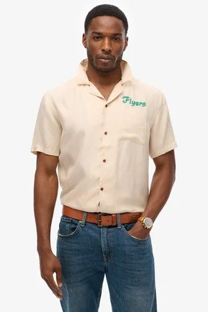 Superdry Pour des hommes Chemise À Manches Courtes Vintage Bowling, , Taille: Xxxl