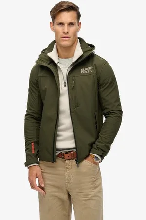 Superdry Homme Veste à Capuche Softshell Trekker Taille: Xxxl