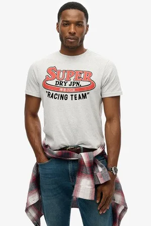 Superdry Homme, T-Shirt Imprimé à Motif Reworked Classic, , Taille: L