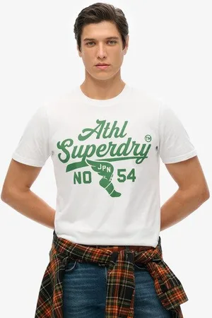 Superdry Homme T-shirt à Motif Track & Field Athletic Taille: M