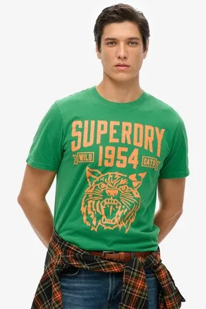 Superdry Homme T-shirt à Motif Track & Field Athletic Taille: L