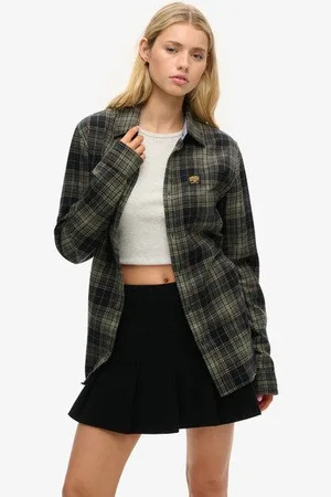Superdry Femme Mini-jupe Plissée en Velours Côtelé Vintage Taille: 34