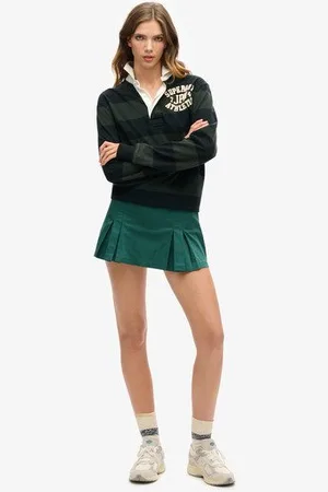 Superdry Dames Jupe De Tennis, , Taille: 42