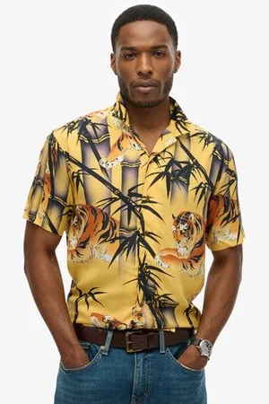 Superdry Homme, Chemise Hawaïenne Imprimée Resort, , Taille: M