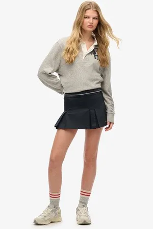 Superdry Dames Jupe De Tennis, , Taille: 34