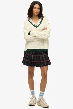 Superdry Femme Mini-jupe à Carreaux Taille: 38