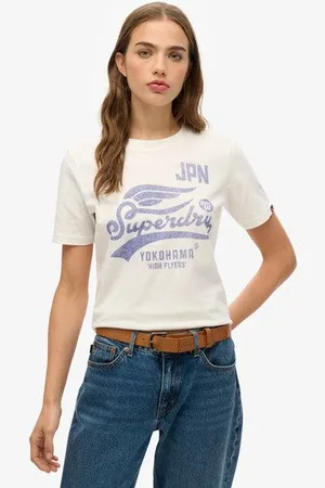 Superdry Femme T-shirt High Flyers Taille: 42