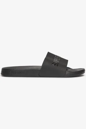 Superdry Impression de logos Homme Claquettes Piscine à Logo Co, Pour Des Hommes, Taille: M